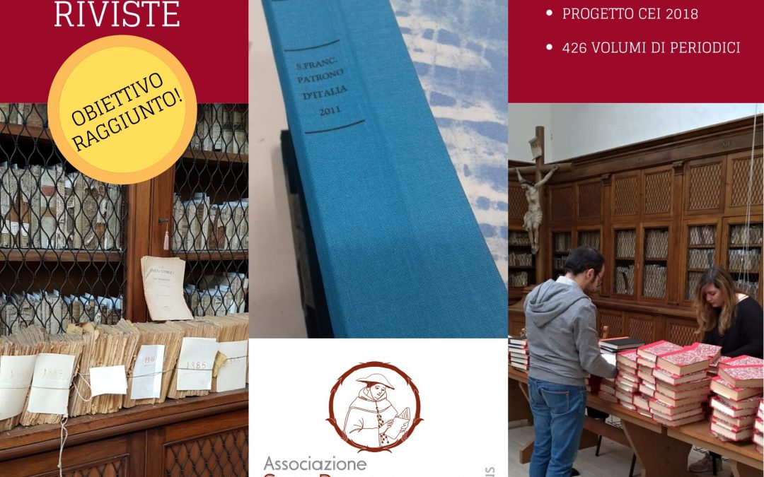 Rilegate oltre mille numeri di riviste della Biblioteca Fra Landolfo Caracciolo